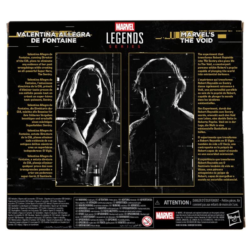 Set 2 Figuras Valentina Allegra De Fontaine & Marvels The Void Thunderbolts Marvel 15cm