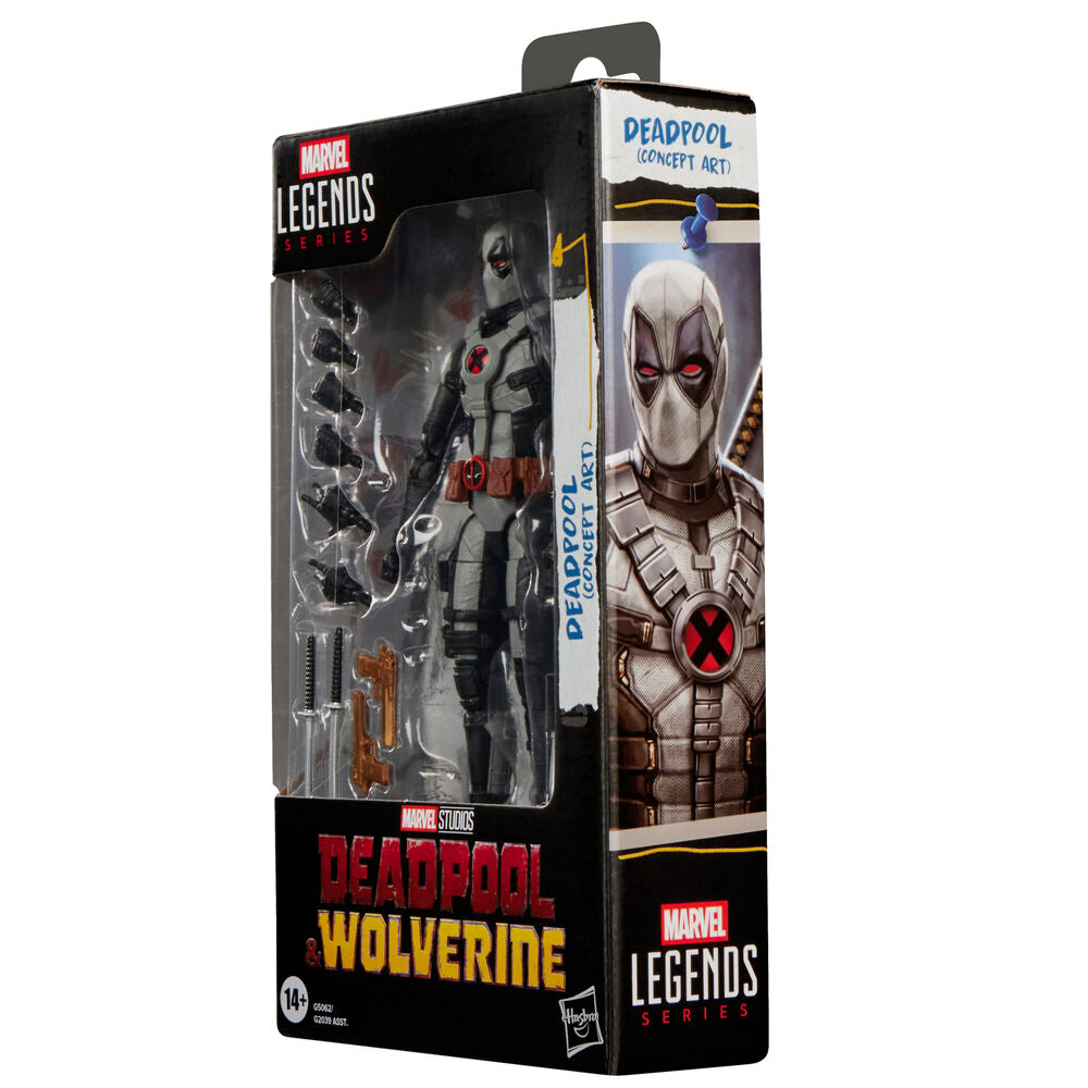 Figura Deadpool Concept Art Deadpool & Wolrerine Marvel 15cm