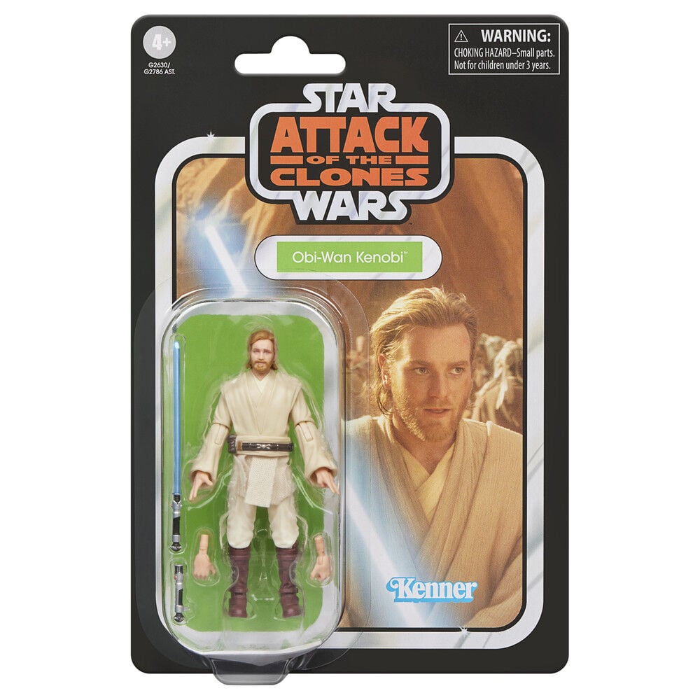 Figura Obi-Wan Kenobi Attack of the Clones Star Wars 9,5cm