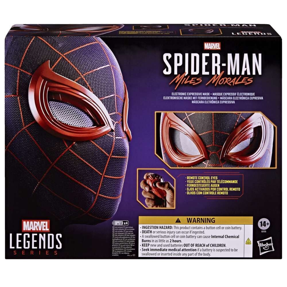 Mascara electronica Spider-Man Miles Morales Marvel Legends Series