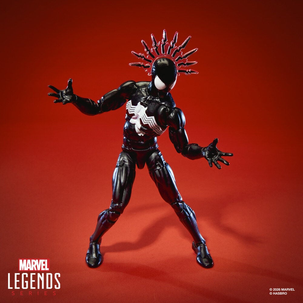 Figura Symbiote Spider-man Marvel Maximum Series Marvel Legends 15cm