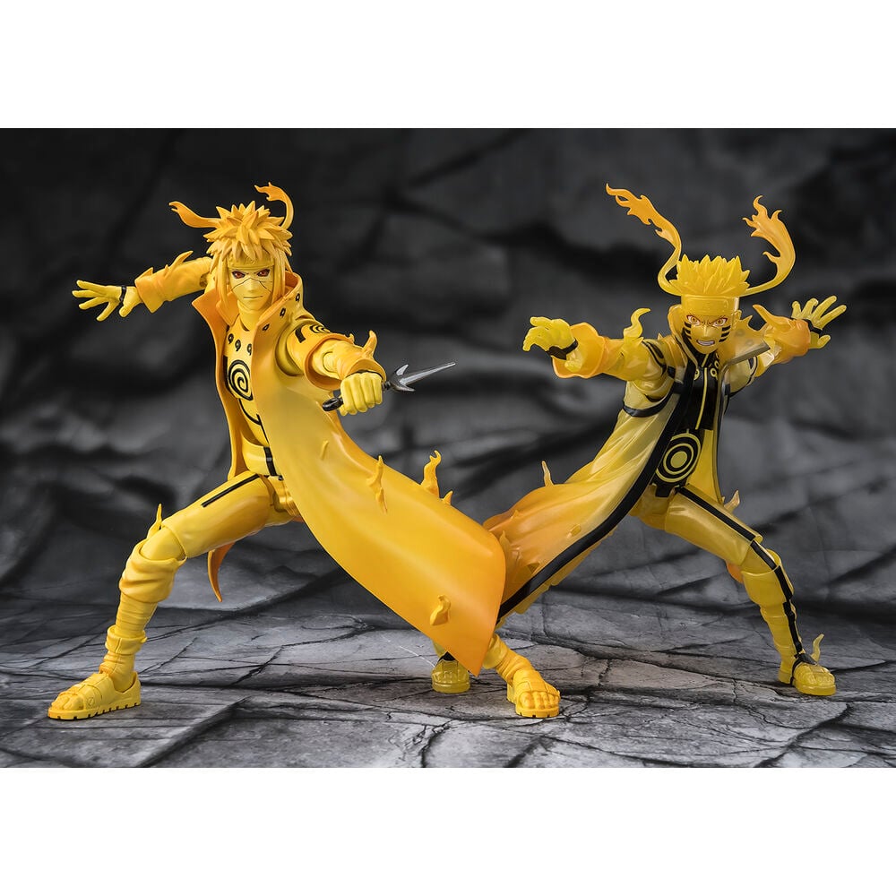 Figura Minato Namikaze Kurama Link Mode - Bond Of Light That Shatters Darkness Naruto 15cm
