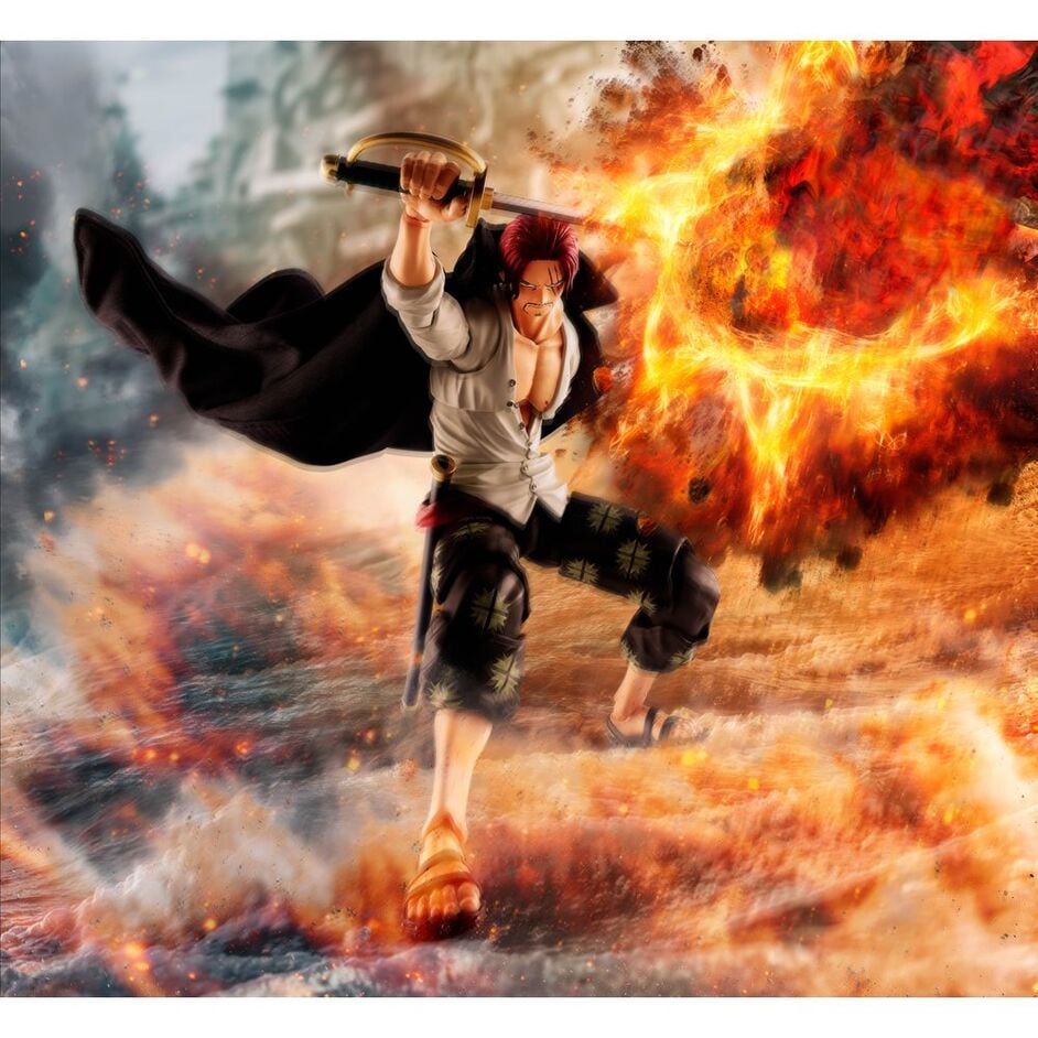 Figura Shanks Marineford SH Figuarts  One Piece 16,5cm