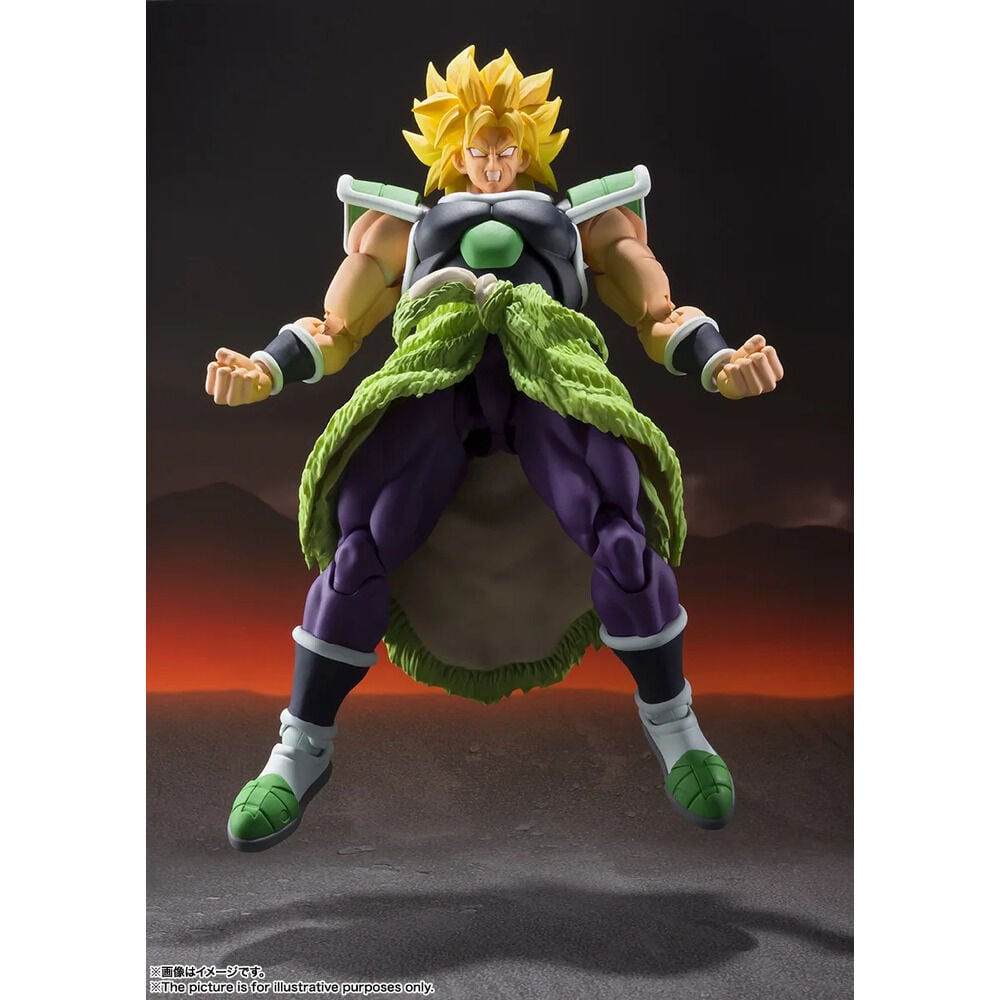 Figura Broly Super SH Figuarts  Dragon Ball Super 19cm