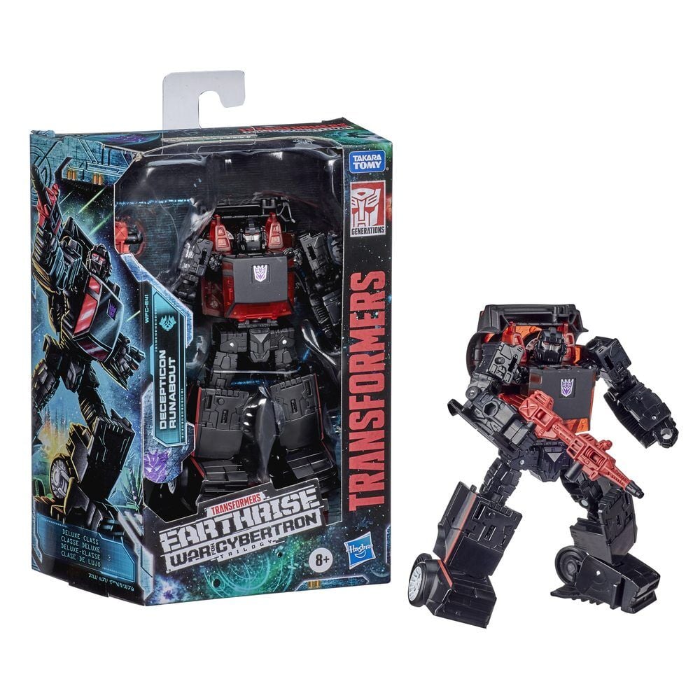 Figura Decepticon Ronabout Transformers Earthrise War For Cybertron Trilogy Transformers 14cm