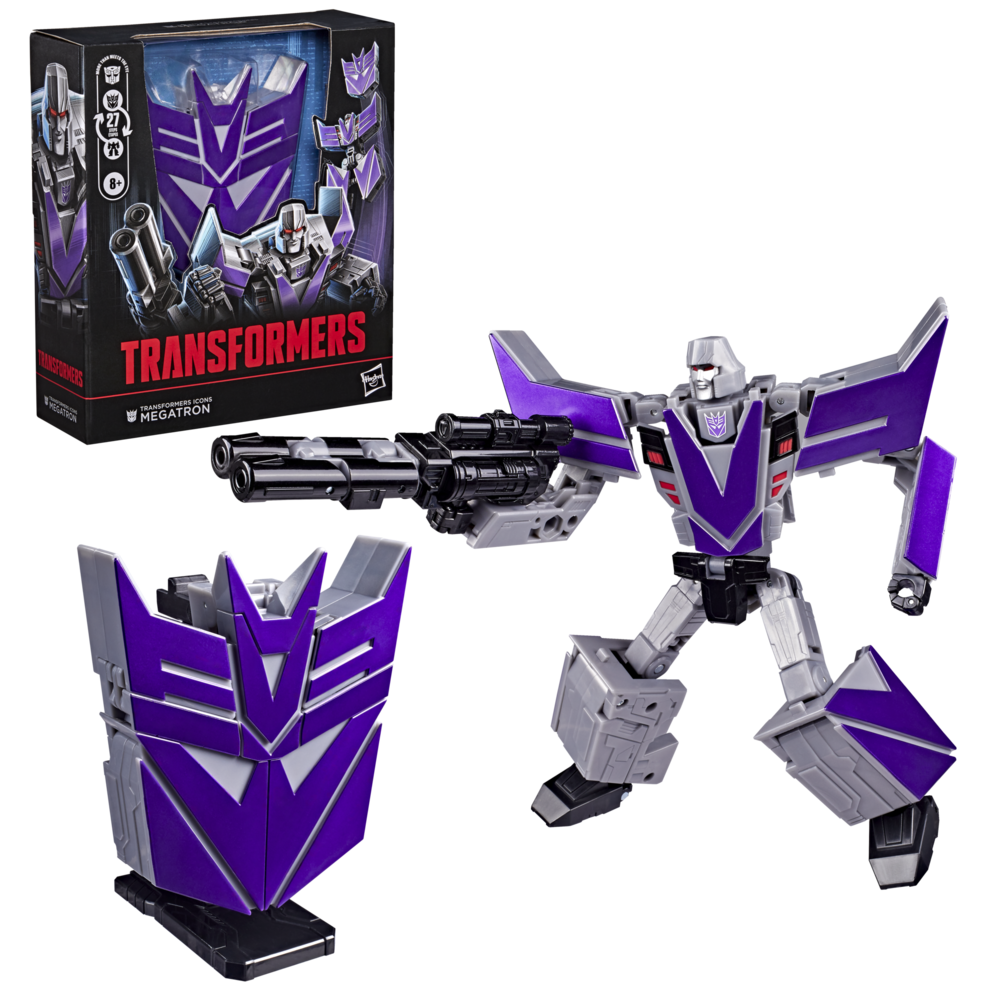 Figura Megatron Transformers Icons Transformers 17cm
