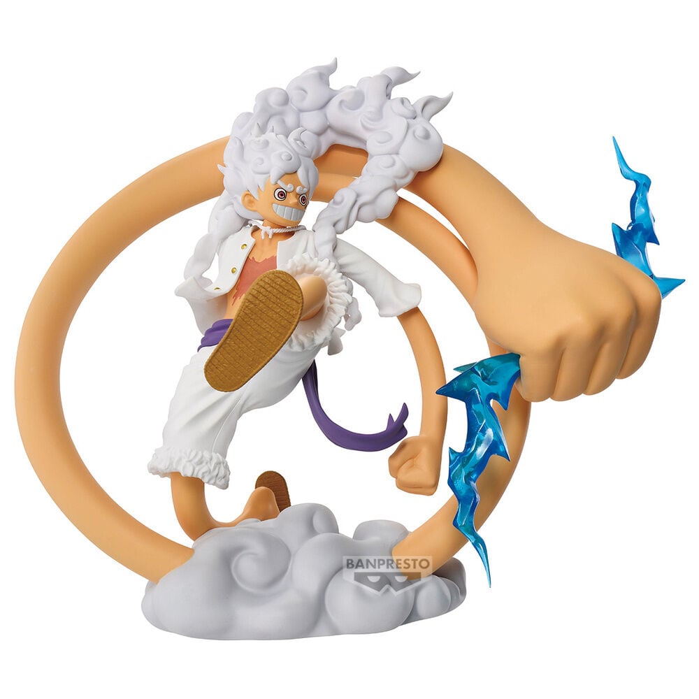 Figura Monkey D Luffy Gear 5 Theorama Soul One Piece 18cm