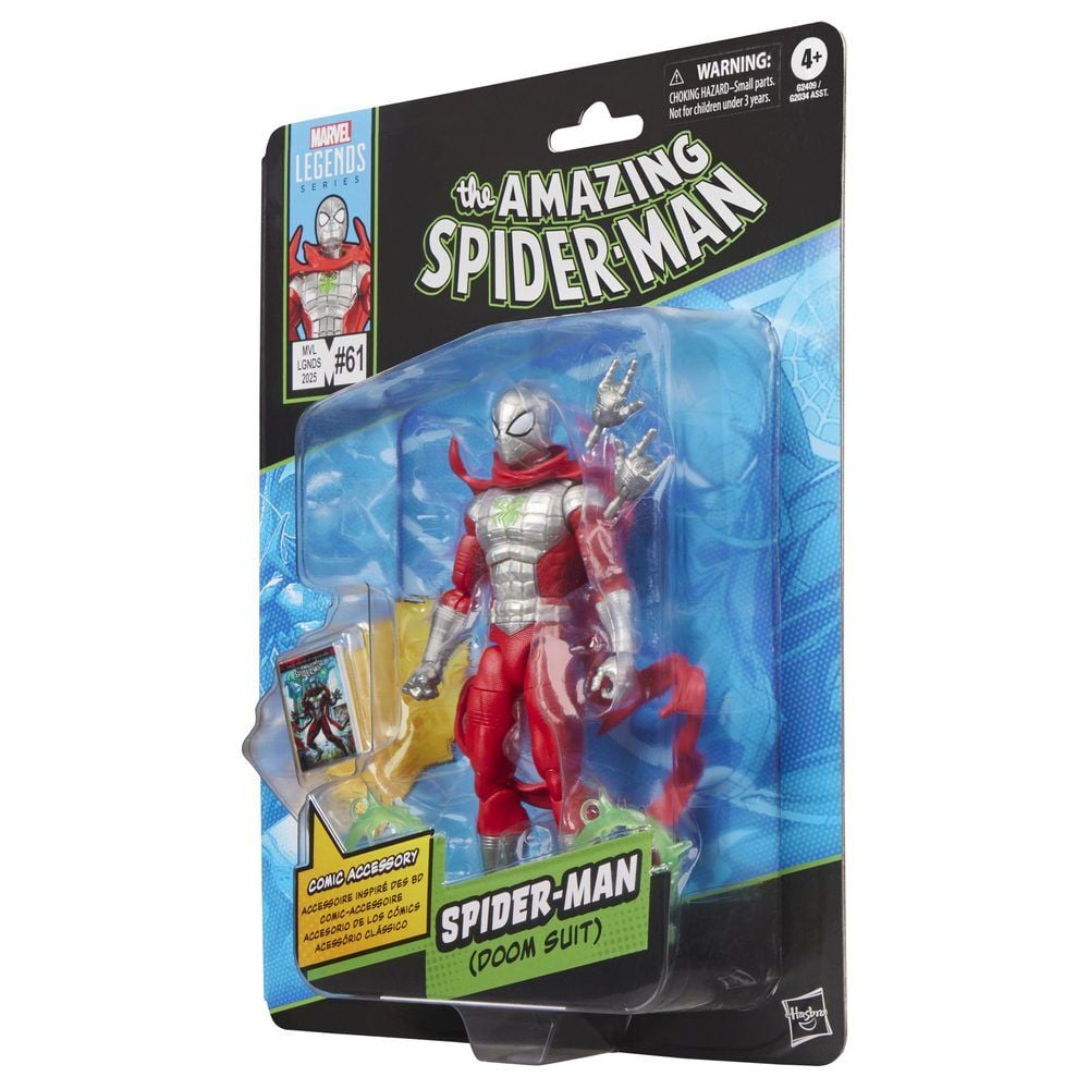 Figura Spiderman Doom Suit The Amazing Spider-Man Marvel Legends Series 15cm