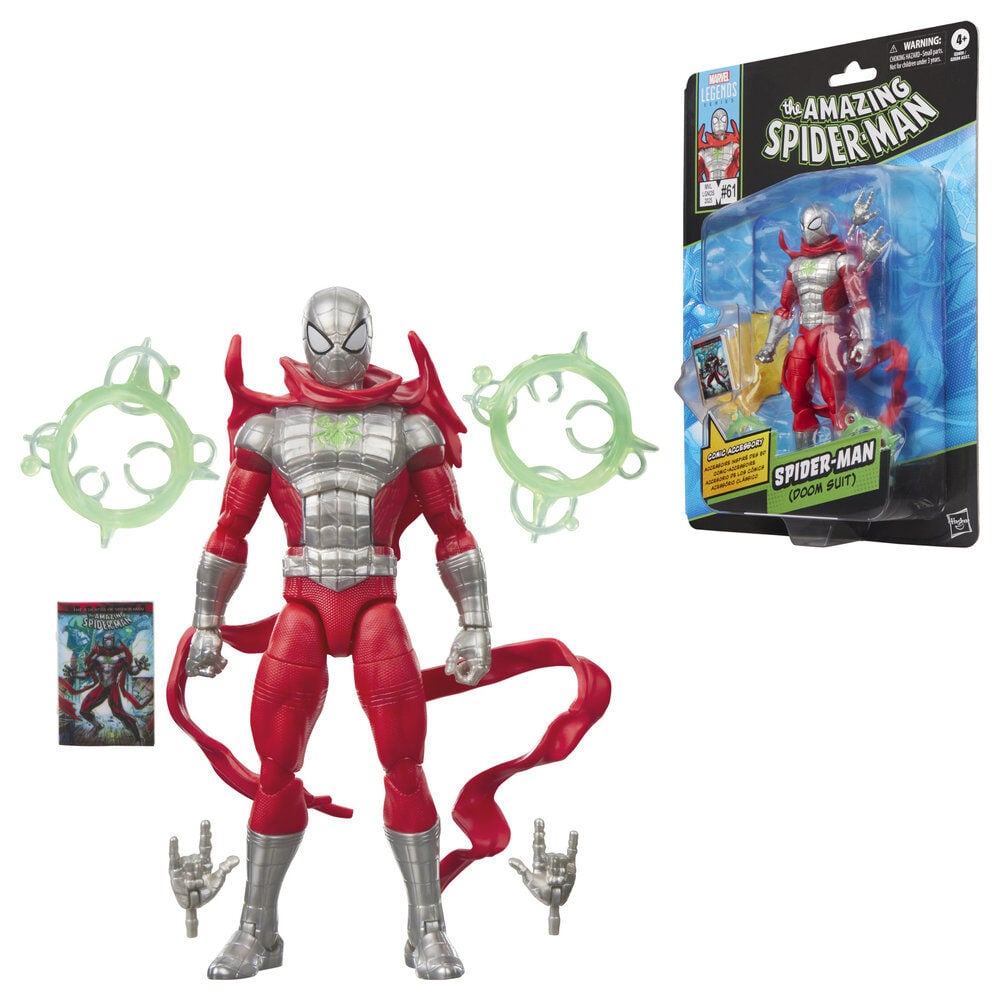 Figura Spiderman Doom Suit The Amazing Spider-Man Marvel Legends Series 15cm