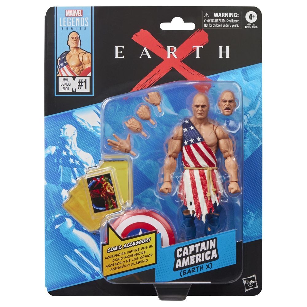Figura Capitan America Earth Marvel Legends Series 15cm