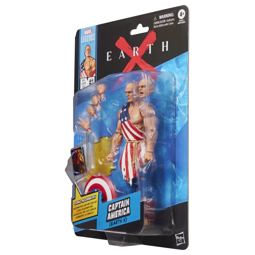 Figura Capitan America Earth Marvel Legends Series 15cm