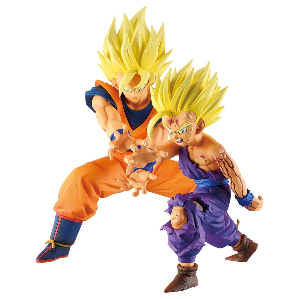 Figura Ichibansho Plus Father-Son Kamehameha Battle Of Gods Dragon Ball 17cm