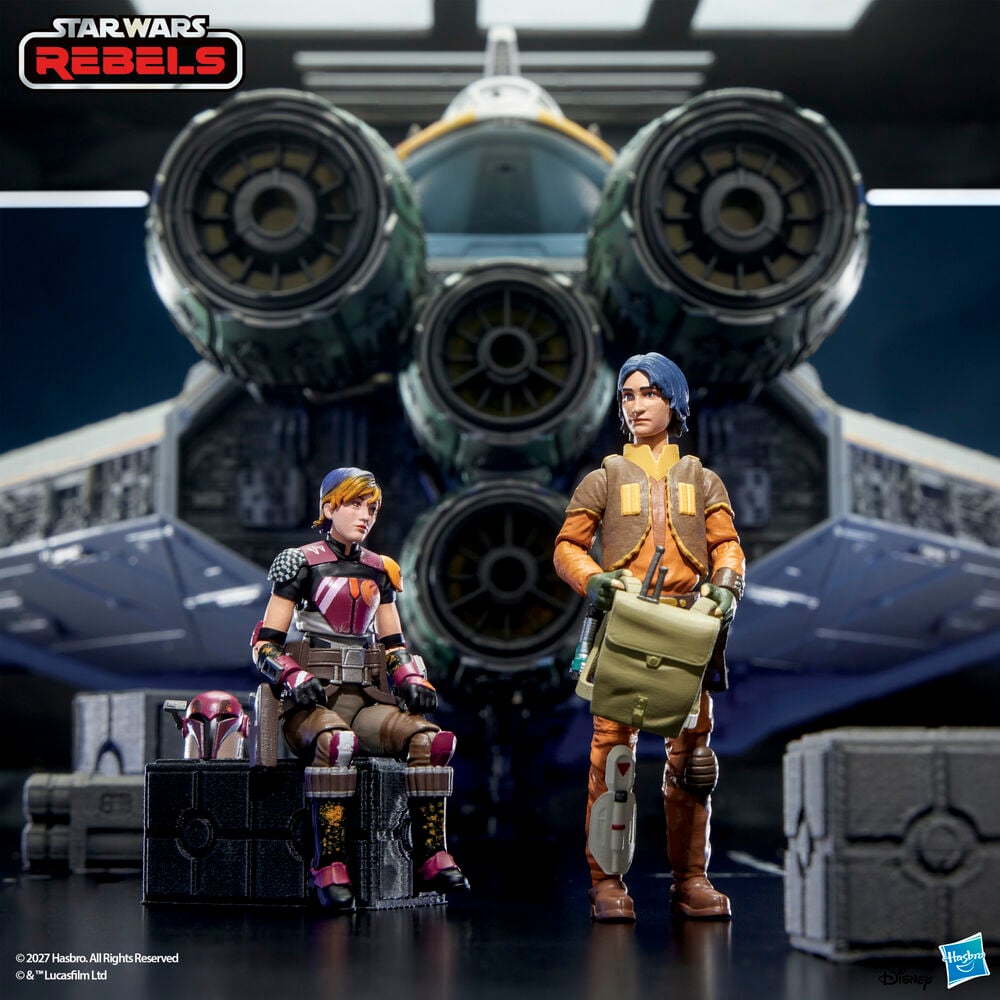Blister 3 figuras Lothal Rebel Star Wars 9,5cm