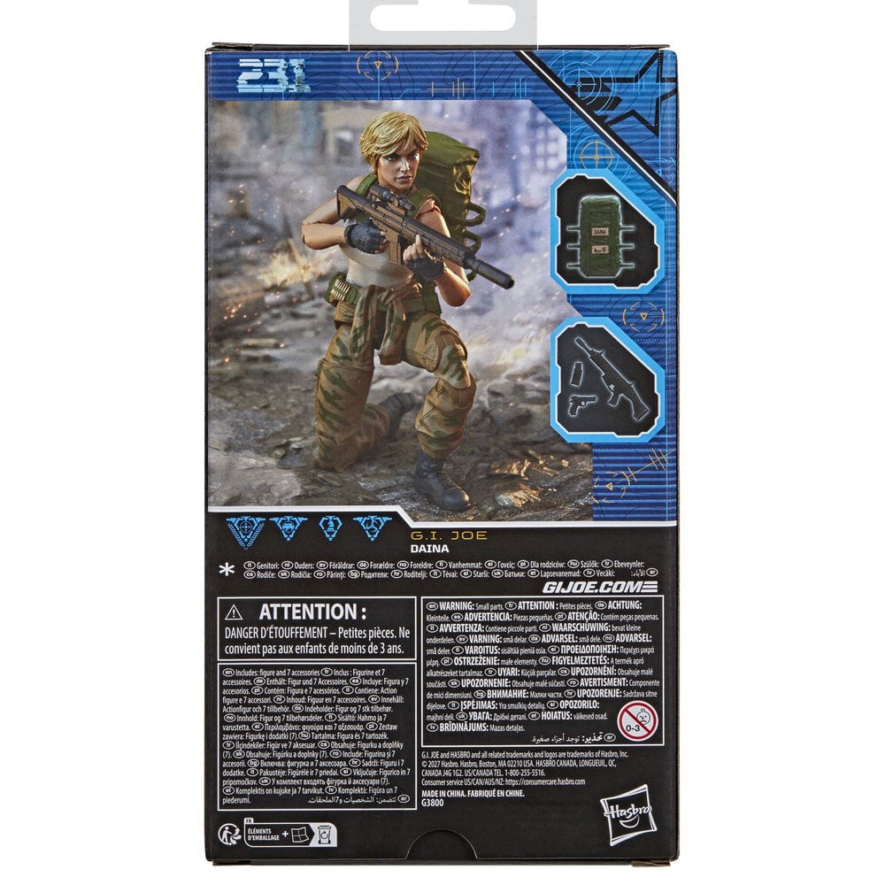 Figura Daina G.I. Joe Classified Series 15cm