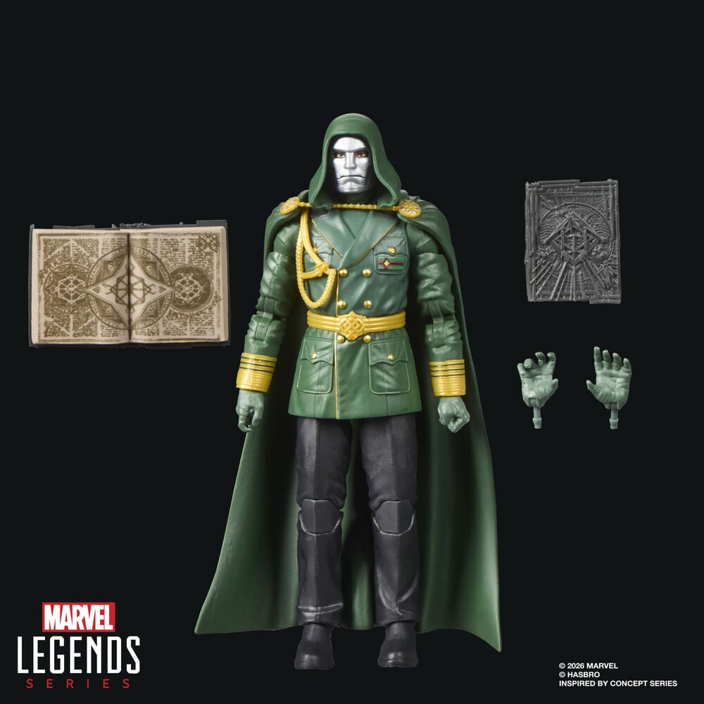 Figura Lord Doom Avengers Doomsday Marvel Legends Series 15cm
