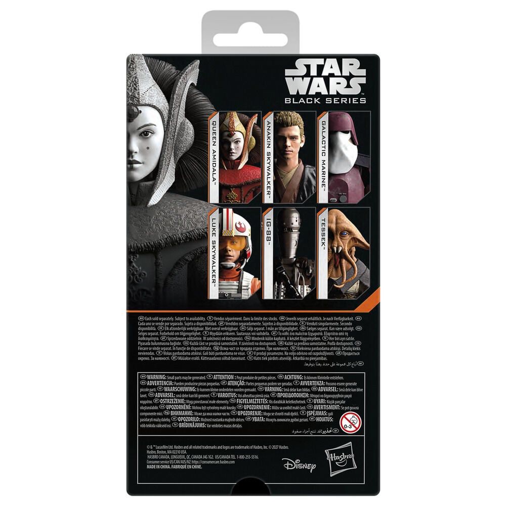 Figura Queen Amidala The Phantom Menace Star Wars Black Series 15cm
