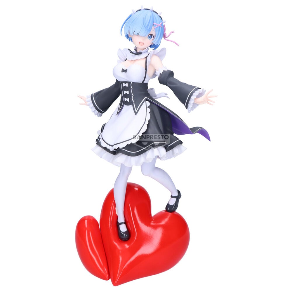 Figura Rem Espresto Poppin Heart Re:Zero Starting Life in Another World 28cm