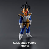 Figura Vegeta Solid Edge Works Dragon Ball Z 17cm