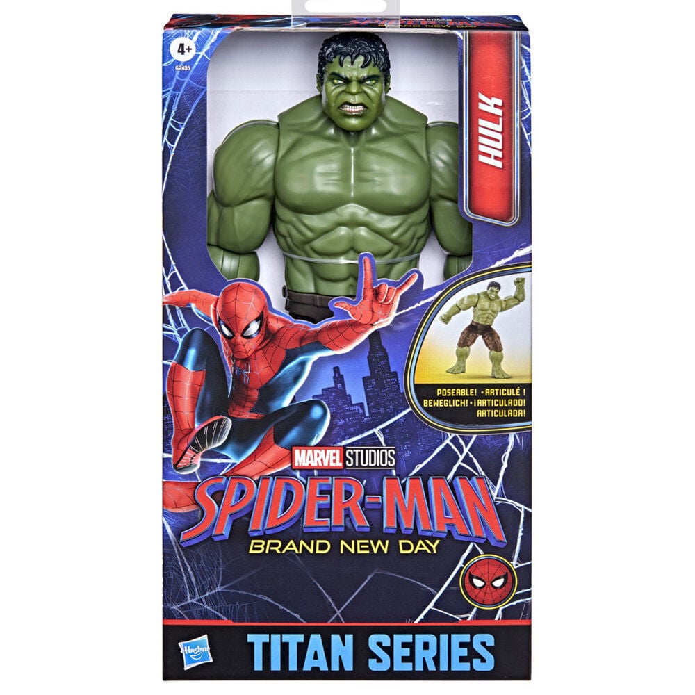 Figura Hulk Titan Series Spiderman Brand New Day Marvel 30cm