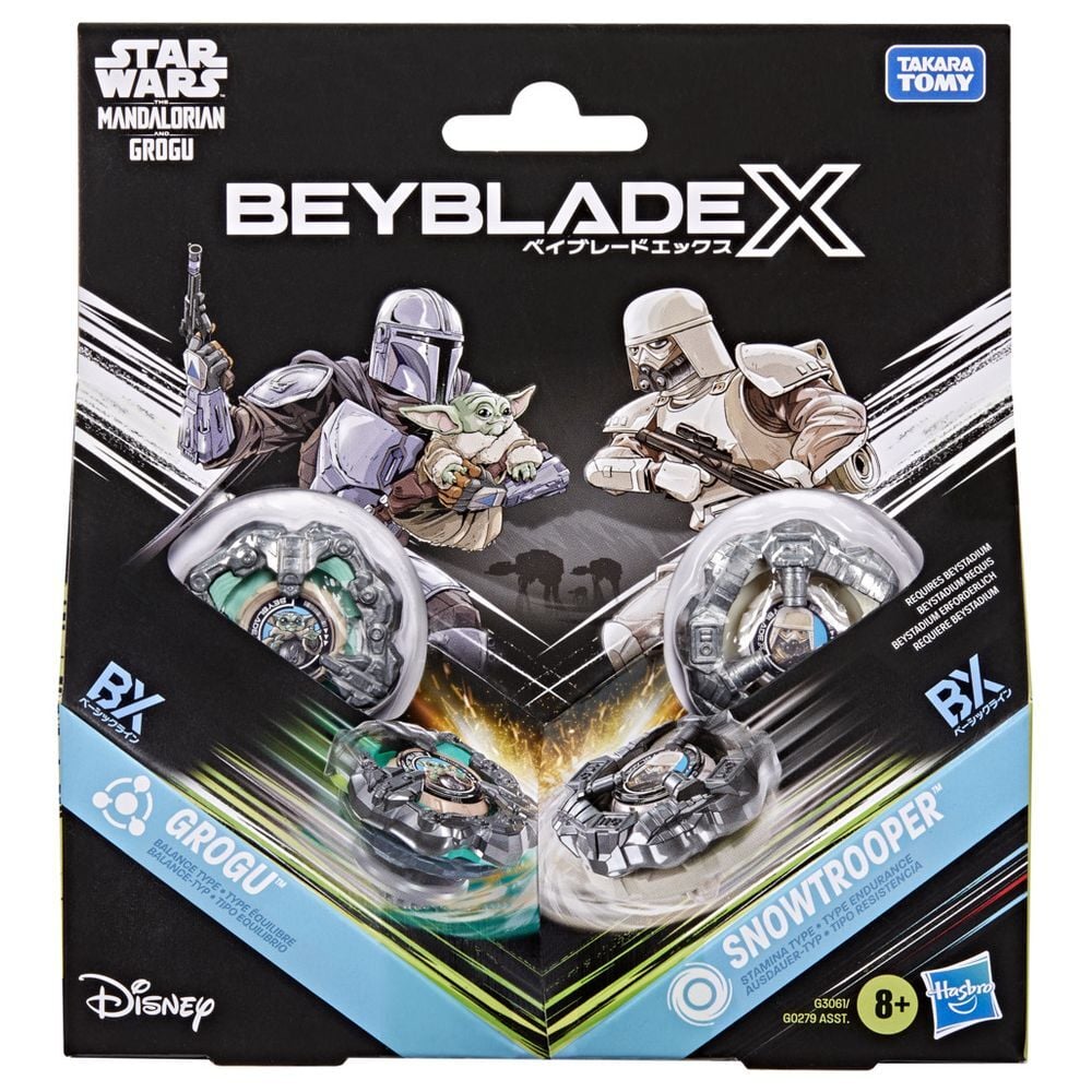 Juego Kit Inicial Grogu & Snowtrooper Star Wars Beyblade X