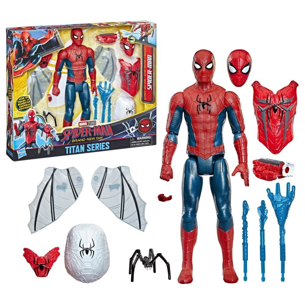 Figura Spiderman Titan Series Spiderman Brand New Day Marvel 30cm