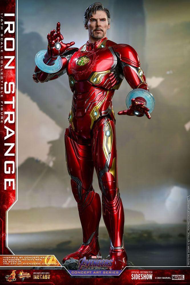 Figura HOT TOYS Iron Strange Concept Art Series - Movie Masterpiece Series Diecast 1/6
