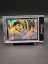 Reliquia 2024 Bruce Lee 50th Anniversary Keepsake Card 111 Leg Signatures BlackIce 38/50 Gemstone 6mm Green Amethyst