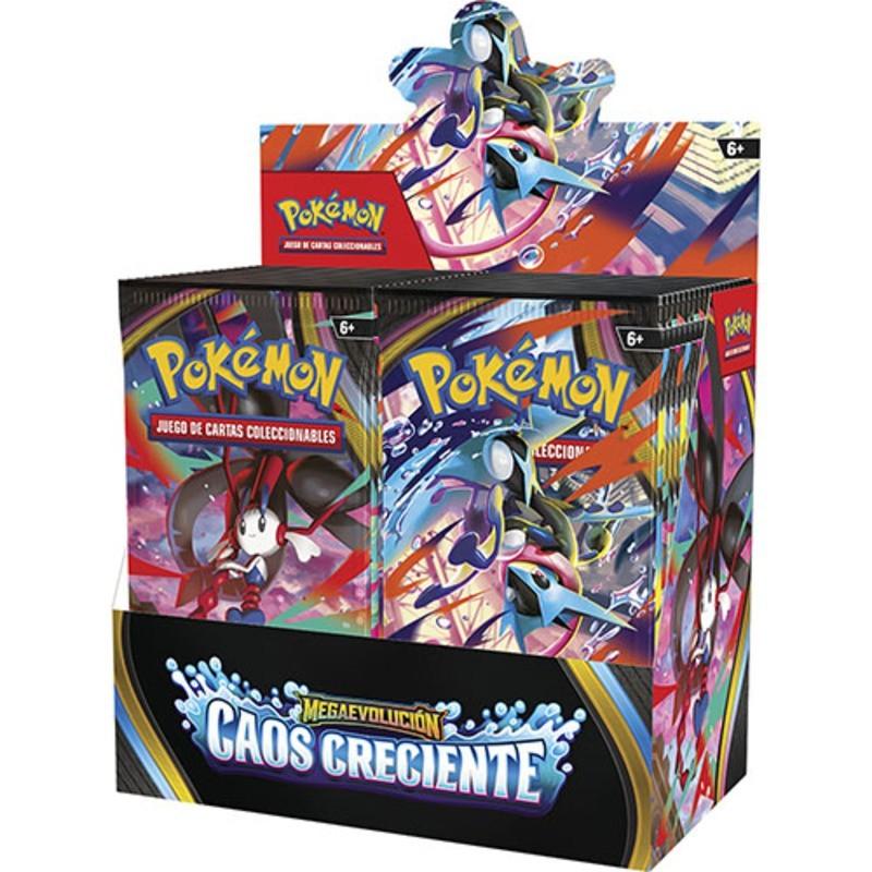 Caja Sobres Megaevolucion - CAOS CRECIENTE  POKÉMON Español