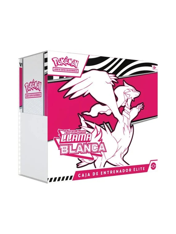 Llama Blanca Reshiram Caja de Entrenador Elite ETB Pokemon TCG Castellano