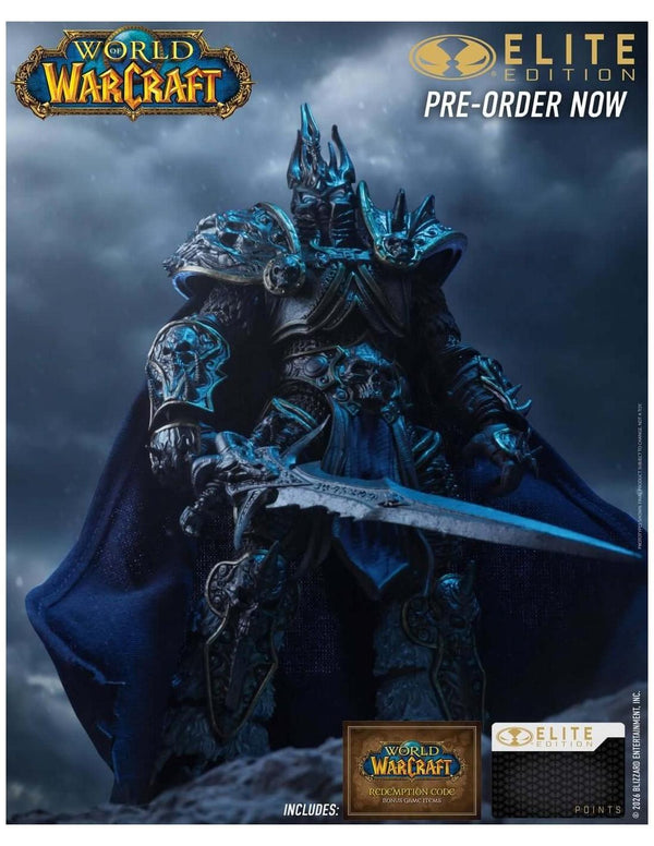 World of Warcraft The Lich King Deluxe Action Figure McFarlane Elite 18 cms