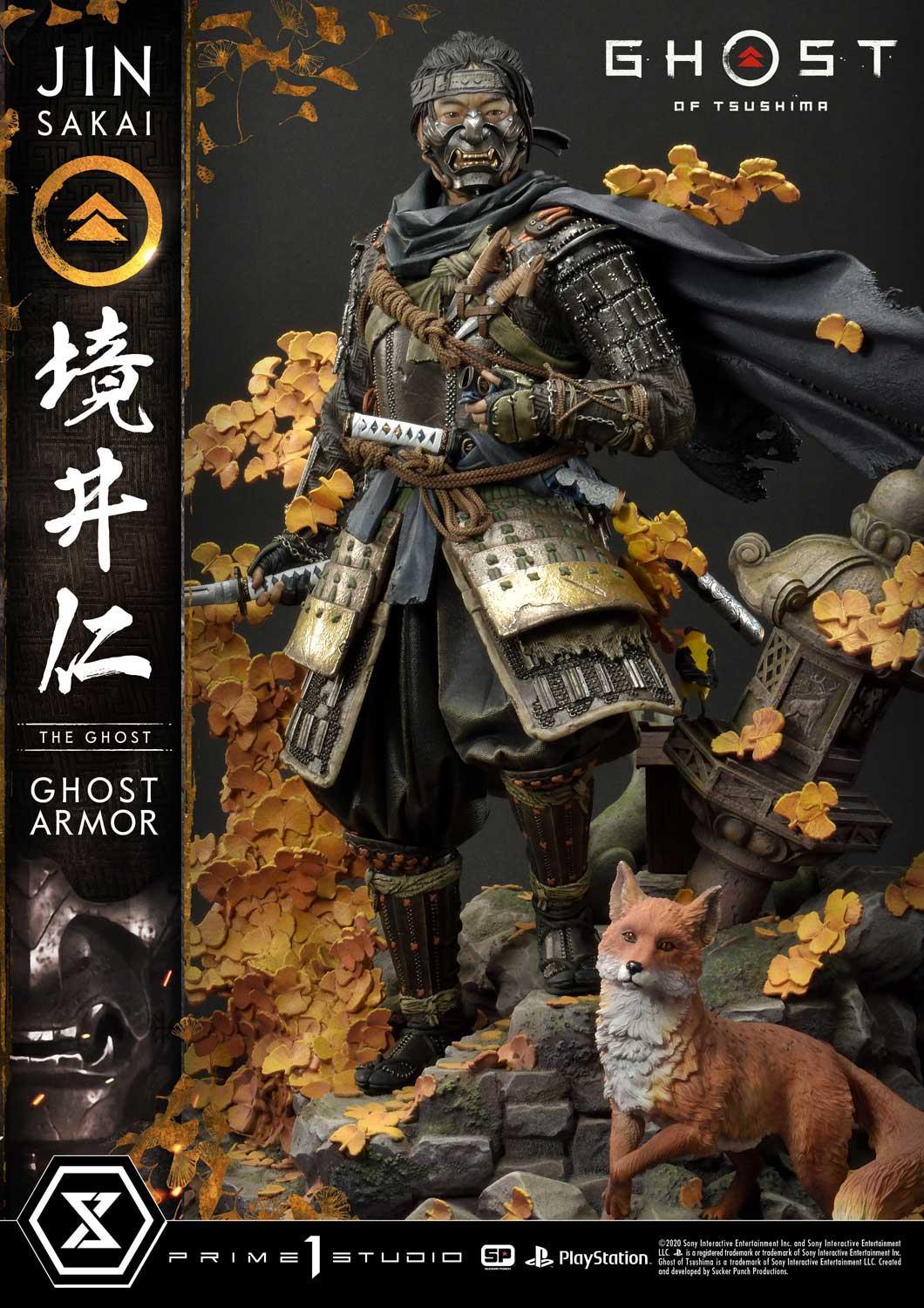 Estatua Ghost of Tsushima Statue 1/4 Jin Sakai 58 cm Regular LImited Edition Size: 85/200