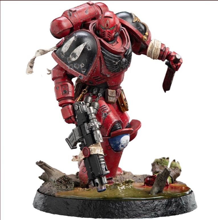 Weta Workshop Warhammer (40k): Blood Angels Intercessor Sergeant Statue - 1:10 Scale