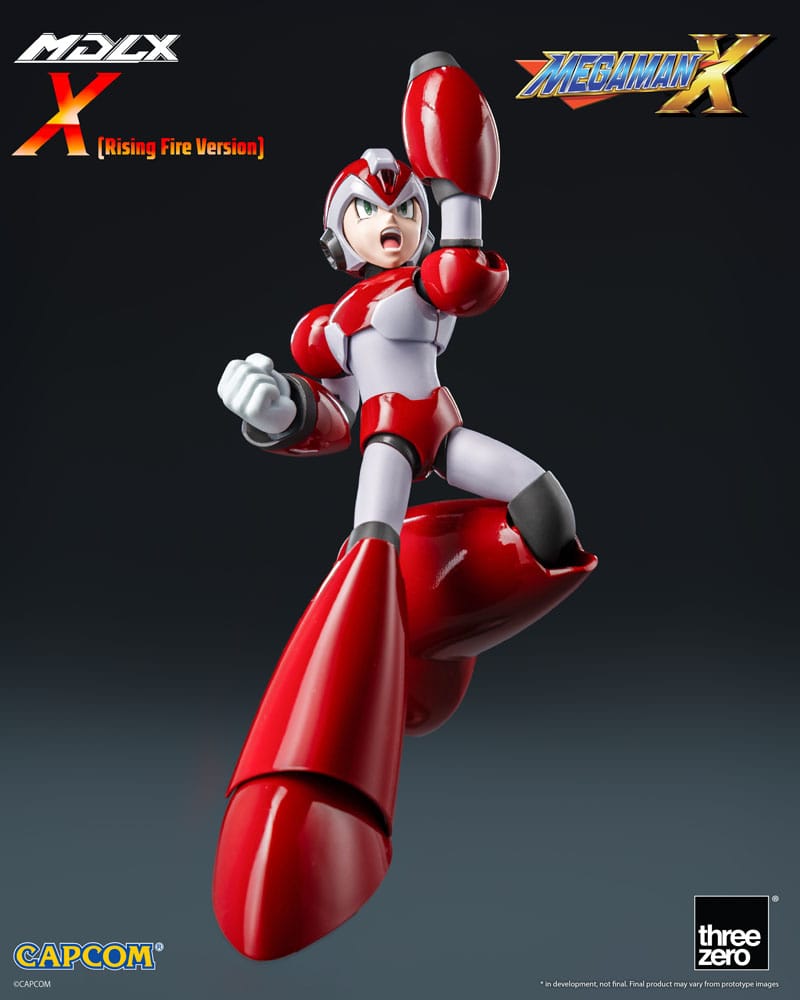 Mega Man Figura MDLX Rockman X / Mega Man X (Rising Fire Version) 12 cm