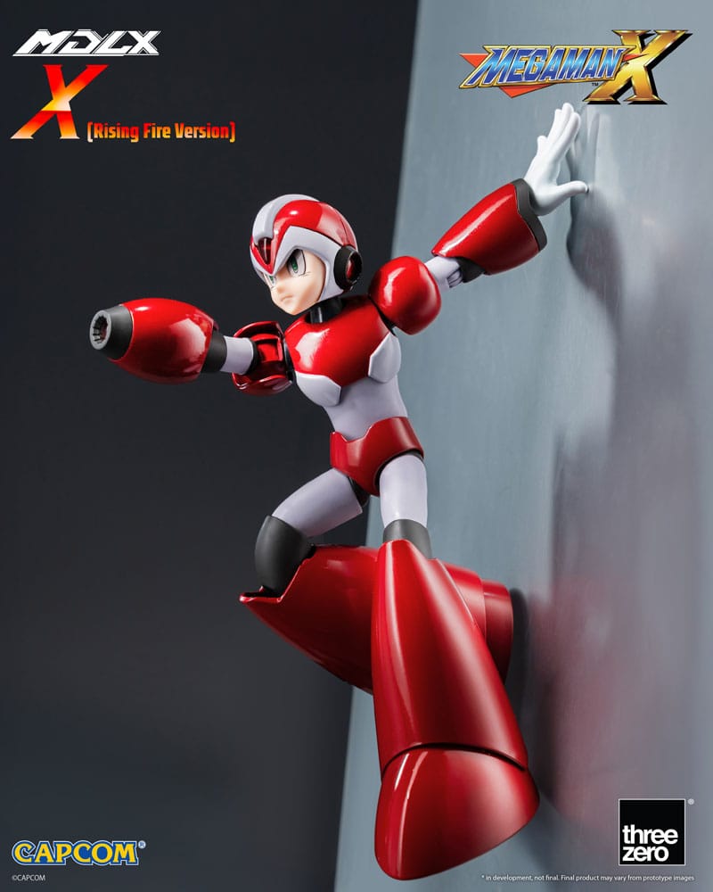 Mega Man Figura MDLX Rockman X / Mega Man X (Rising Fire Version) 12 cm