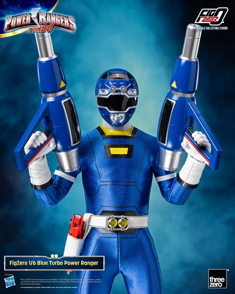 Power Rangers Turbo Figura FigZero 1/6 Blue Turbo Power Ranger 30 cm 