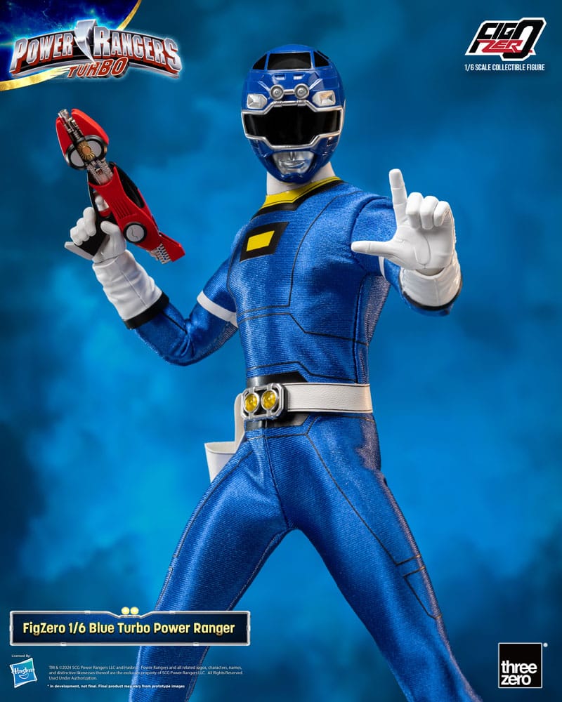 Power Rangers Turbo Figura FigZero 1/6 Blue Turbo Power Ranger 30 cm 