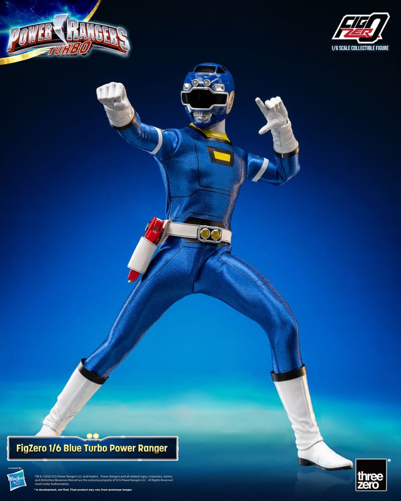 Power Rangers Turbo Figura FigZero 1/6 Blue Turbo Power Ranger 30 cm 