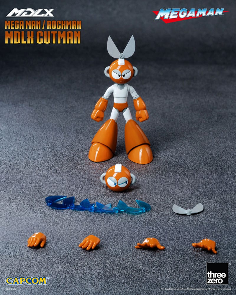 Mega Man Figura MDLX Rockman / Mega Man Cutman 12 cm