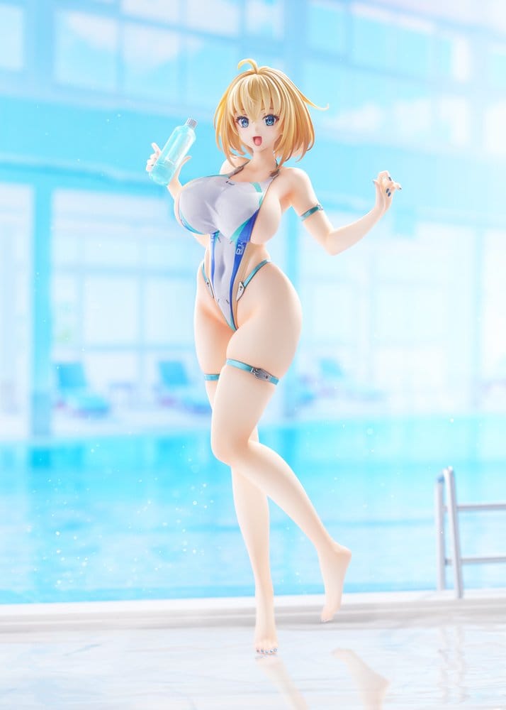 Bunny Suit Planning Estatua PVC 1/6 Sophia F. Shirring High-cut Swimsuit Ver. 27 cm   