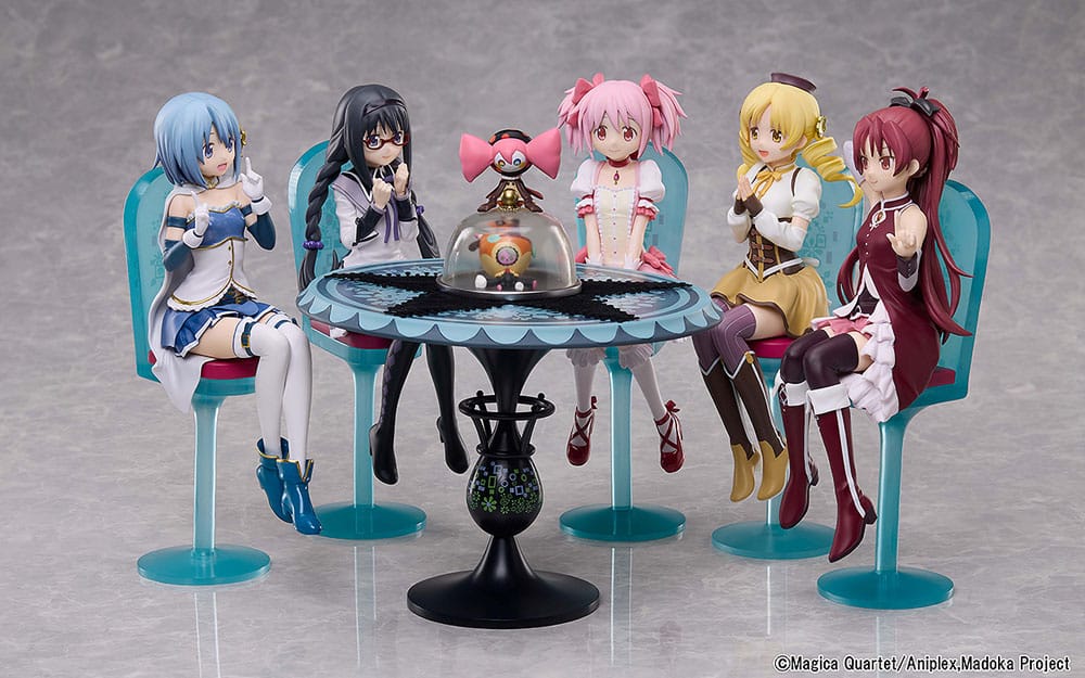 Puella Magi Madoka Magica The Movie: Rebellion Estatua PVC Tea Party Cake Song Ver. Set 18 cm    