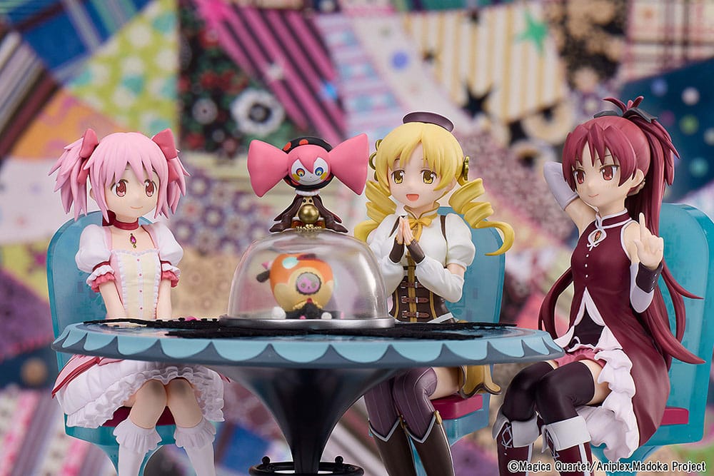 Puella Magi Madoka Magica The Movie: Rebellion Estatua PVC Tea Party Cake Song Ver. Set 18 cm    