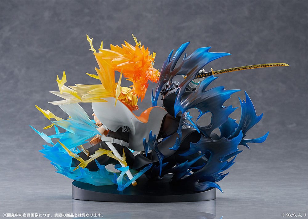 Demon Slayer: Kimetsu no Yaiba Estatua PVC Zenitsu Agatsuma & Kaigaku 15 cm  