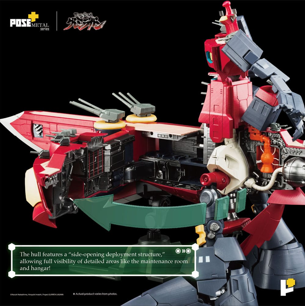 Tengen Toppa Gurren Lagann Estatua POSE+METAL series Dai-Gurren 33 cm   