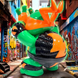 Las Tortugas Ninja x Grape Brain Figura de vinilo Michelangelo 24 cm