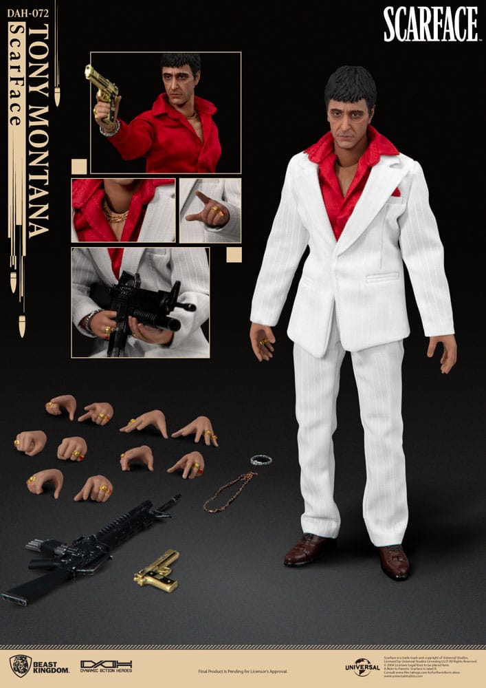 Scarface (1983) Figura Tony Montana 20 cm