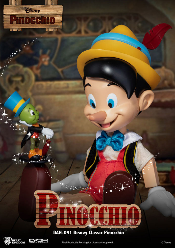 Disney Classic Figura Dynamic 8ction Heroes 1/9 Pinocchio 18 cm