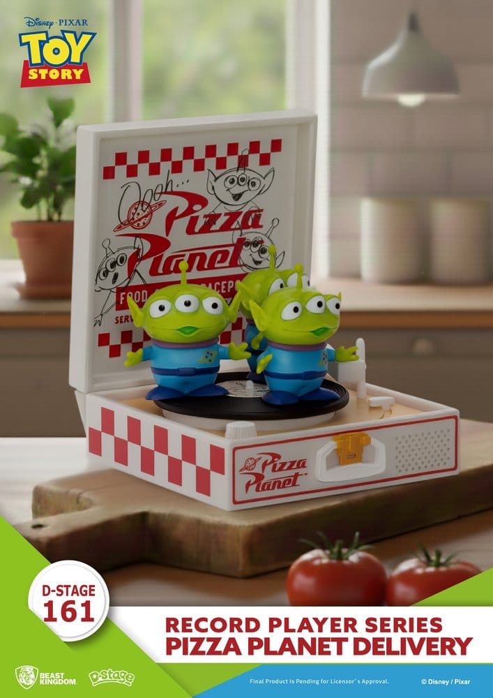 Toy Story Record Player Series Figura de PVC Pizza Planet Delivery 12 cm