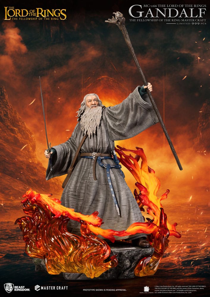 El Señor de los Anillos Estatua Master Craft Gandalf 58 cm 