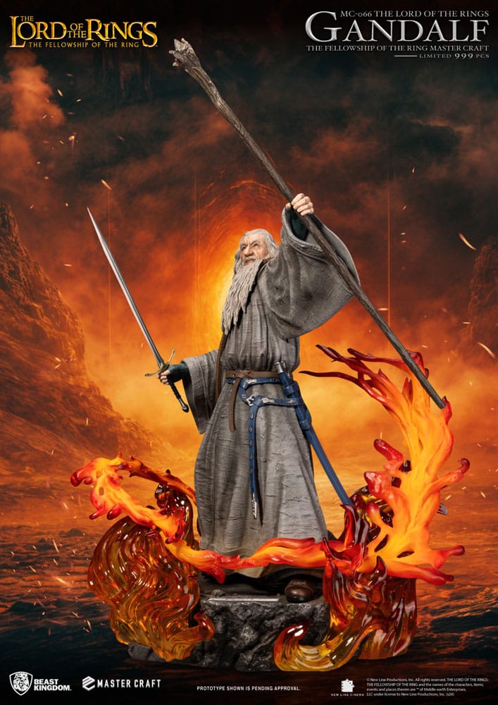 El Señor de los Anillos Estatua Master Craft Gandalf 58 cm 