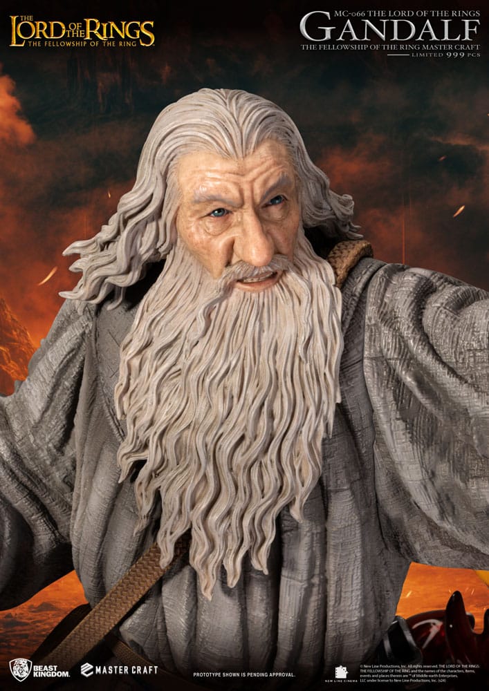El Señor de los Anillos Estatua Master Craft Gandalf 58 cm 